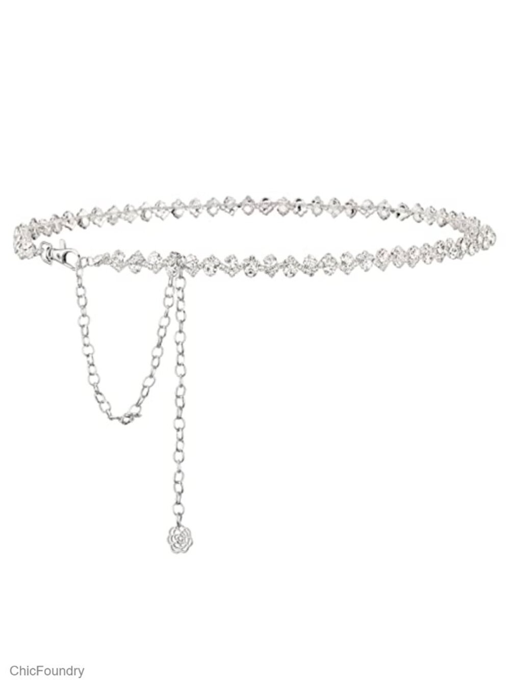 Rhinestone Belt Women Formal Dress Belt Sparkly Bling Wedding Bridal